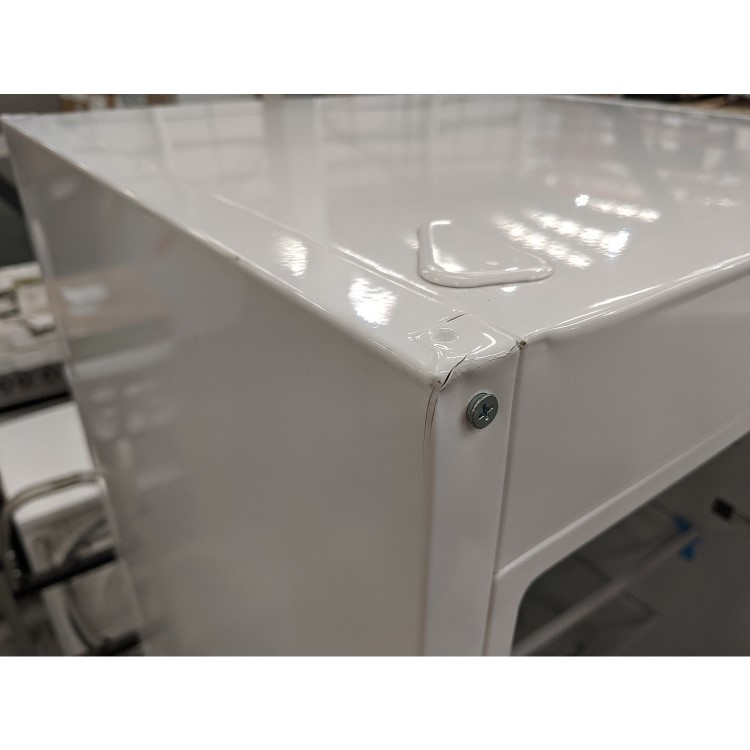 Refurbished Hotpoint HBNF55181WAQUA 261 Litre Freestanding Fridge Freezer 50/50 Split Water Dispenser 55cm Wide - White