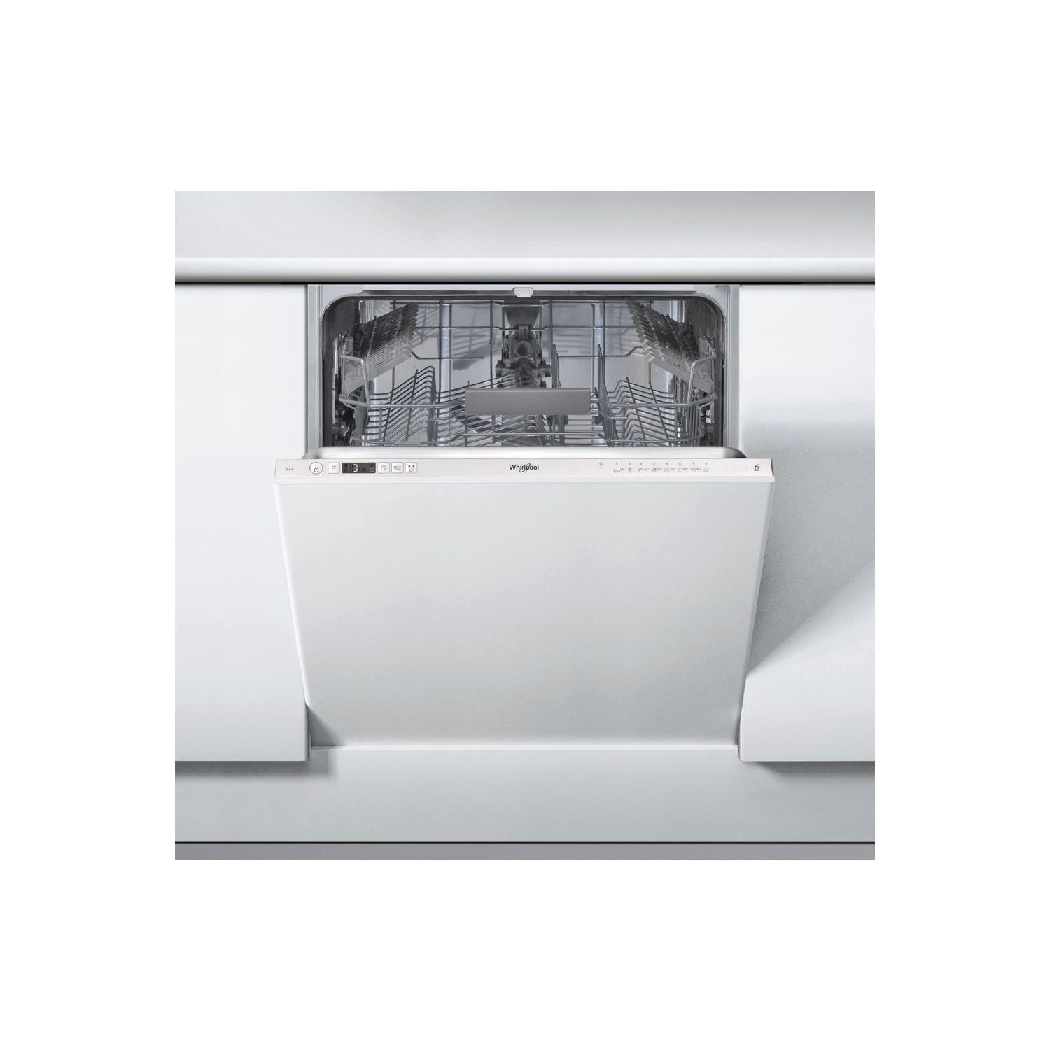 Refurbished Whirlpool WIC3C26NUK 14 Place Fully Integrated Dishwasher