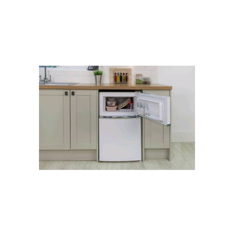 Refurbished Russell Hobbs RHUCFF50W Freestanding 90 Litre 70/30 Fridge Freezer