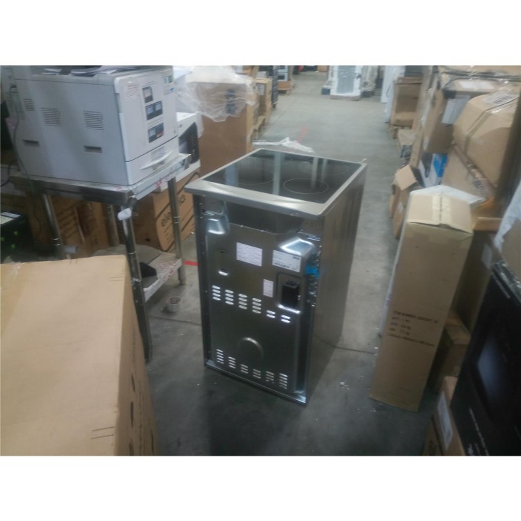 Refurbished Amica AFC5100SI 50cm Electric Cooker With Ceramic Hob Silver