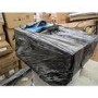 Refurbished electriQ 90cm Island Cooker Hood LED Panel With Glass - Black