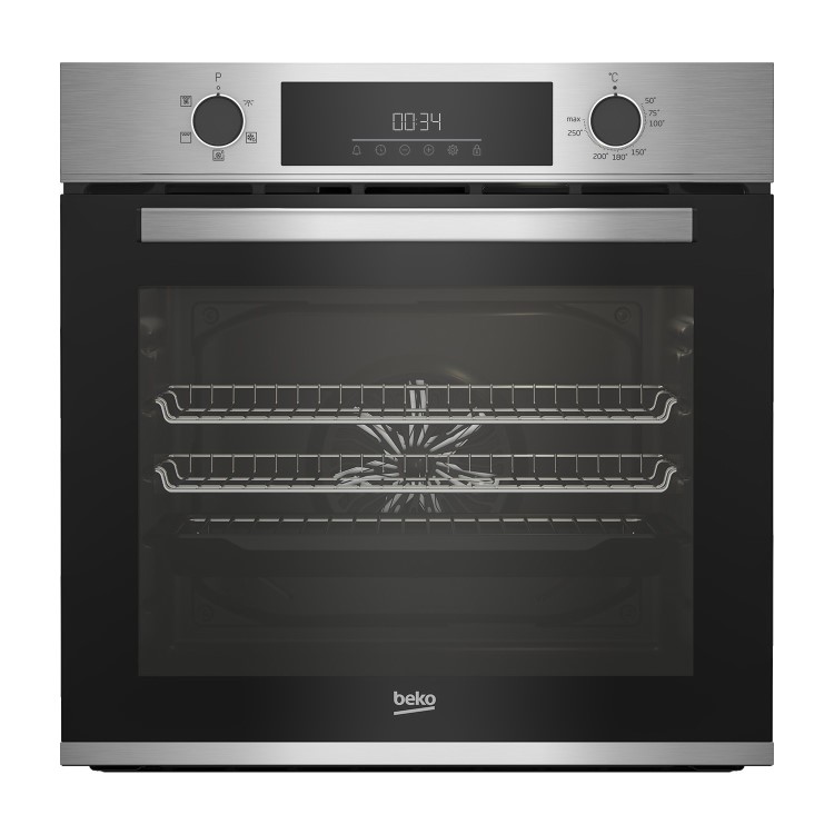 Refurbished Beko CIFY81X 60cm Single Built In Electric Oven Stainless Steel