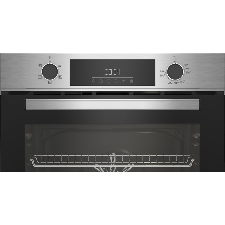 Refurbished Beko CIFY81X 60cm Single Built In Electric Oven Stainless Steel