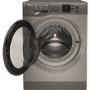 GRADE A1 - Hotpoint NSWM843CGG 8kg 1400rpm Freestanding Washing Machine - Graphite