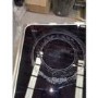 GRADE A3 - Hotpoint HUE61XS 60cm Wide Double Oven Electric Cooker With Ceramic Hob - Similinox