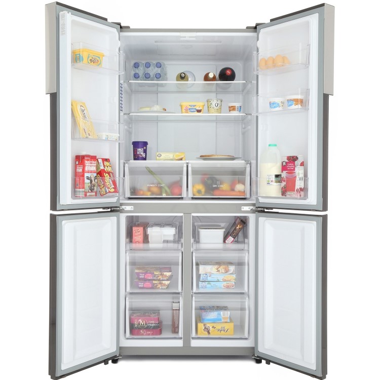 Refurbished Haier HTF-456DM6 Freestanding 456 Litre Frost Free American Fridge Freezer