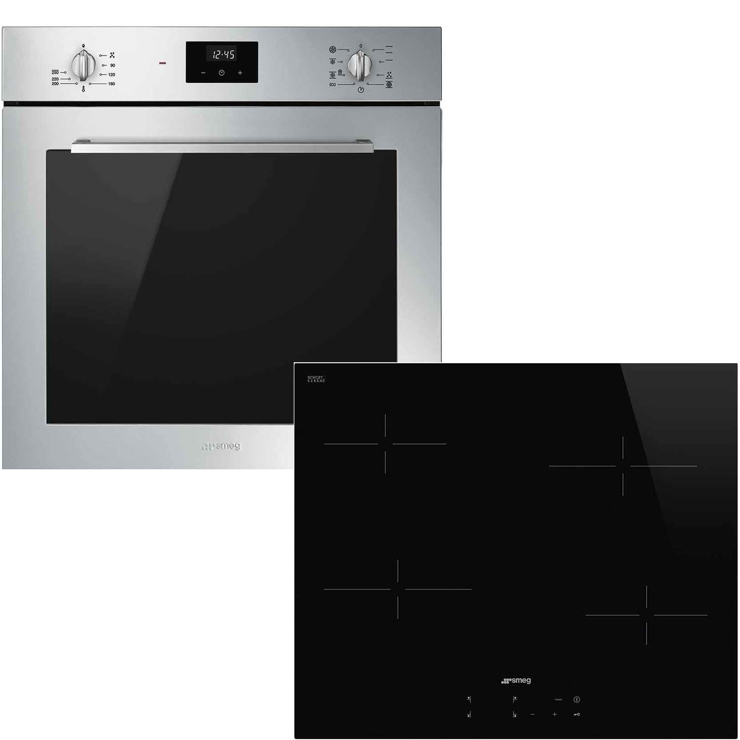 Smeg Cucina Multifunction Oven & Ceramic Hob Pack