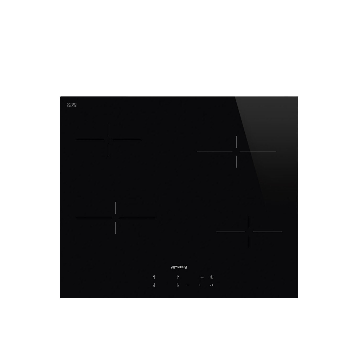 Smeg 60cm 4 Zone Ceramic Hob