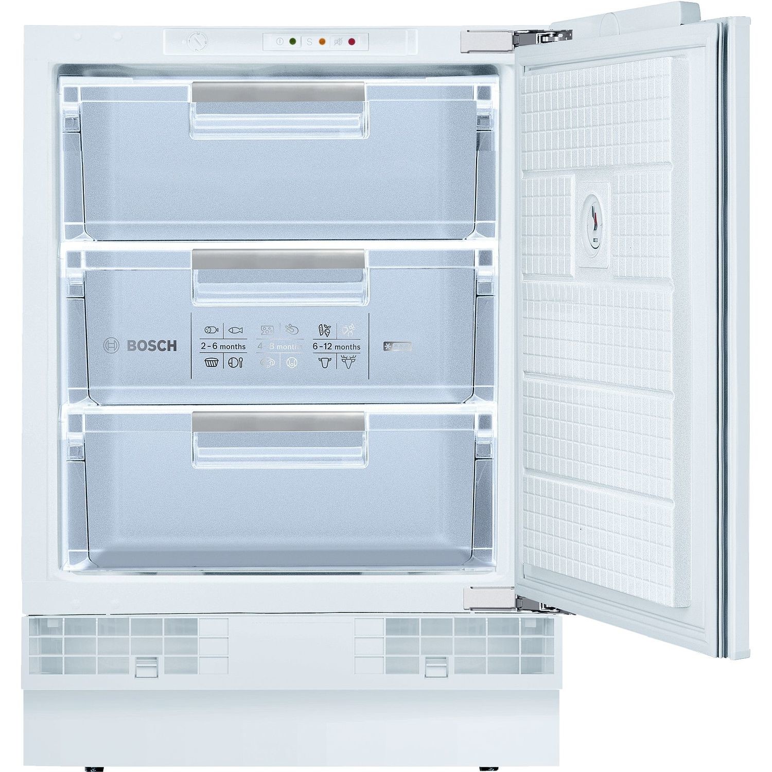 Bosch Series 6 GUD15AFF0G Integrated Under Counter Freezer with Fixed Door Fixing Kit - F Rated