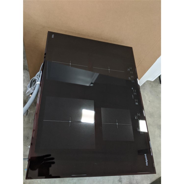 Refurbished Hotpoint CID740B Four Zone 70cm Induction Hob Black