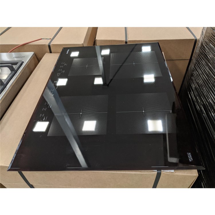 Refurbished Hotpoint CID740B Four Zone 70cm Induction Hob Black