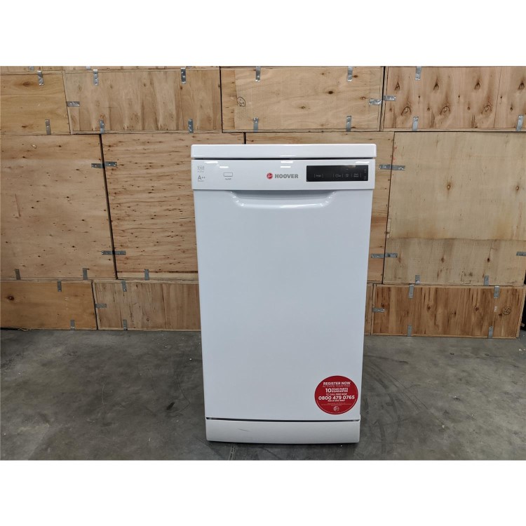 Refurbished Hoover HDP2D1049W Slimline 10 Place Freestanding Dishwasher