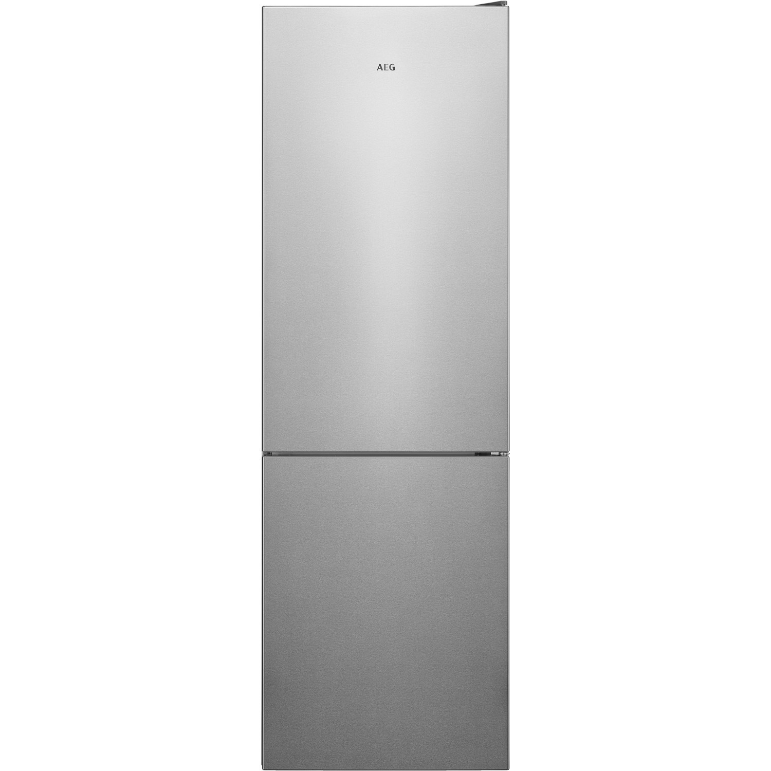 Refurbished AEG RCB632E4MX Freestanding 324 Litre 60/40 Fridge Freezer Stainless Steel Doors