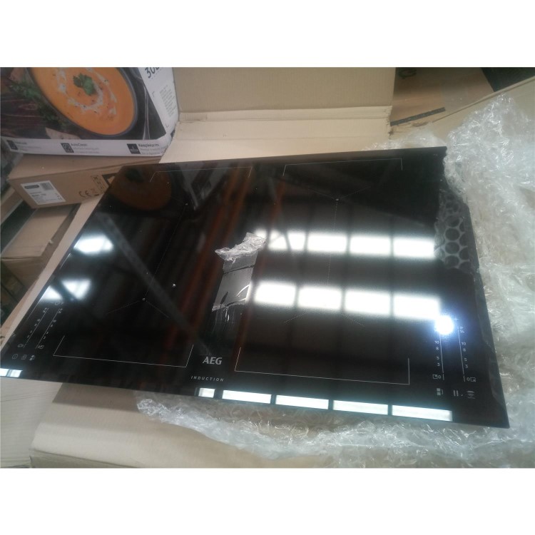 Refurbished AEG IKE74451FB 71cm Four Zone Induction Hob With FlexBridge Zone With Bevelled Edges