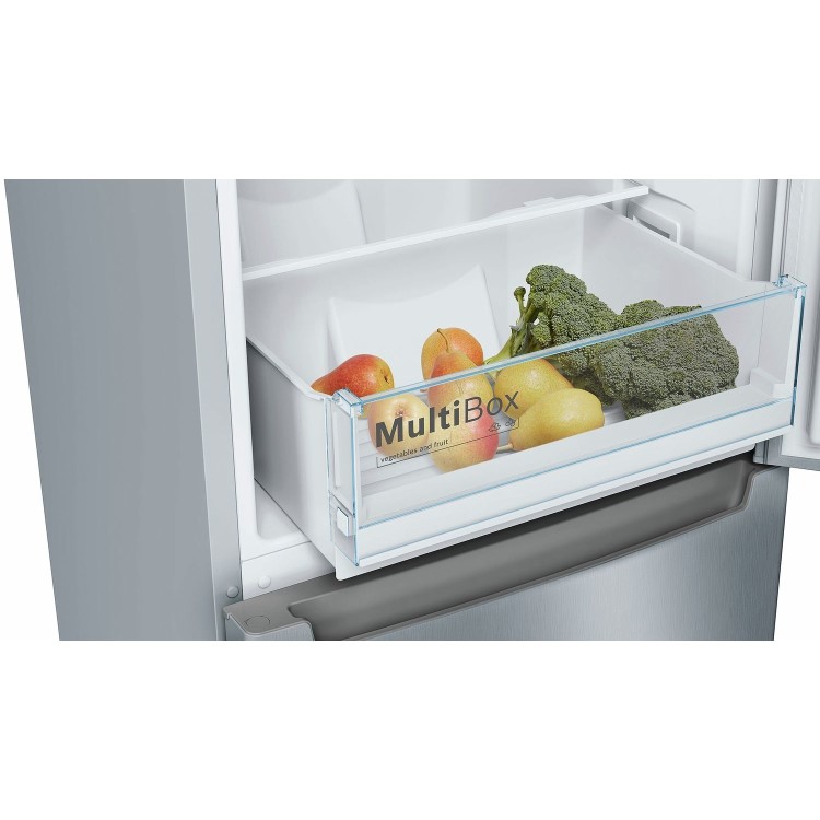GRADE A3 - Bosch Serie 2 KGN34NL3AG Freestanding Fridge Freezer Frost Free - Stainless Steel Look
