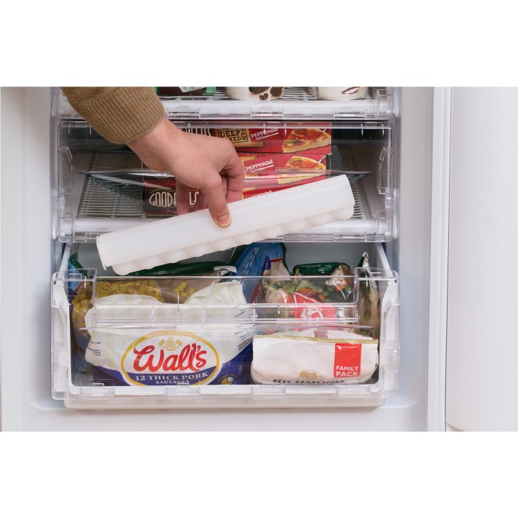 GRADE A2 - Hotpoint HBD5515W 60/40 First Edition 157x55cm 217L Freestanding Fridge Freezer - White