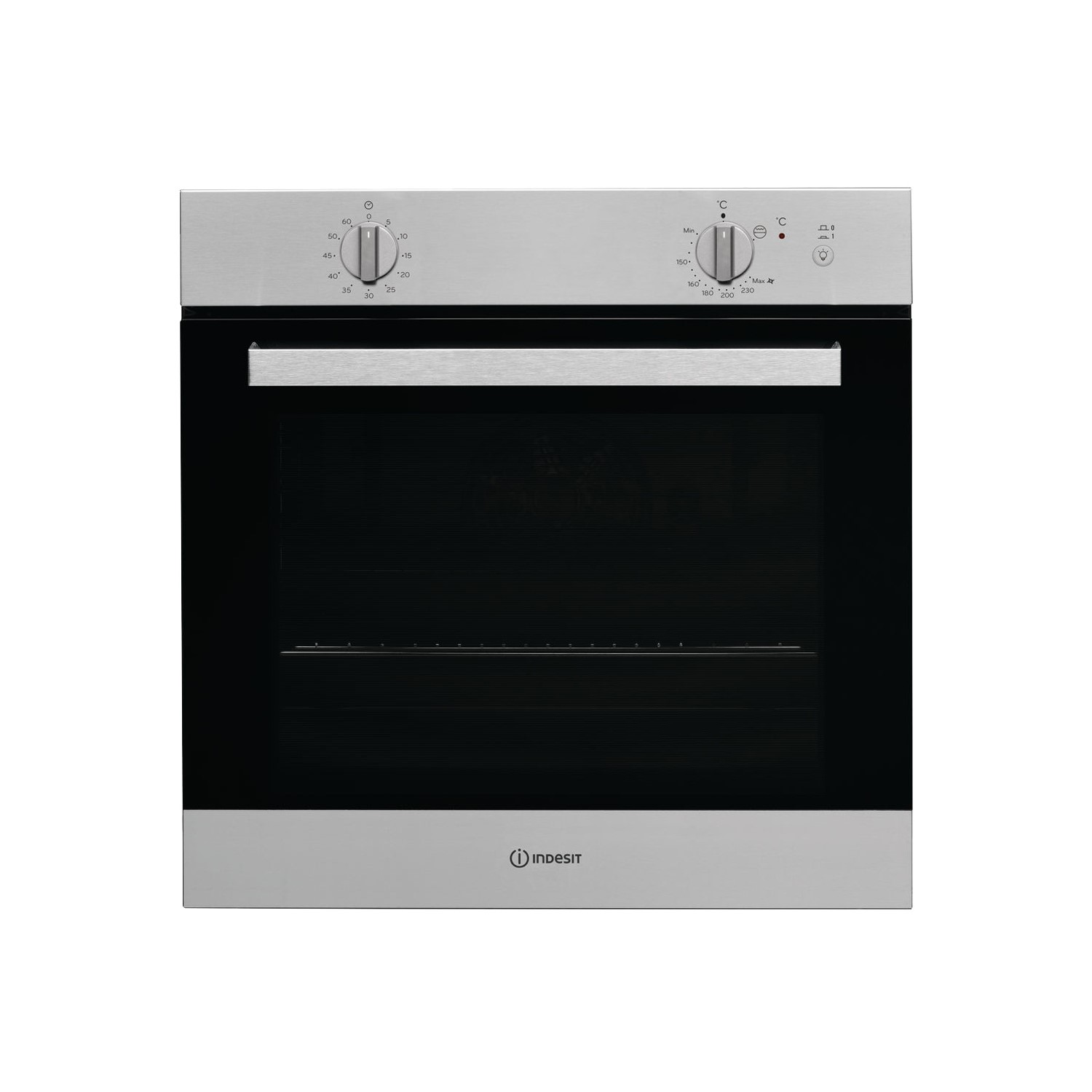 Refurbished Indesit IGW620IXUK 60cm Single Built In Gas Oven Stainless Steel