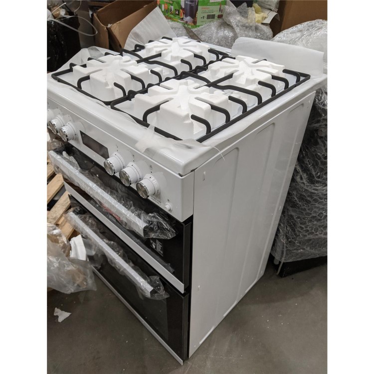 Refurbished Beko KDDF653W 60cm Dual Fuel Cooker