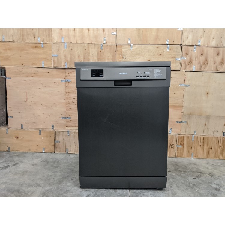 Refurbished Sharp QW-DX26F41A 15 Place Freestanding Dishwasher Stainless Steel