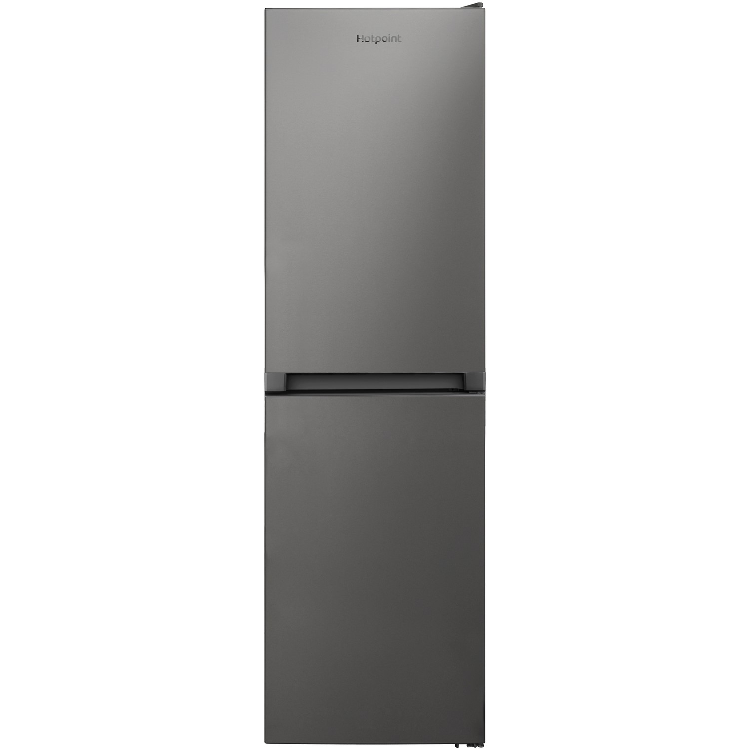 Refurbished Hotpoint HBNF55181SUK1 Freestanding 245 Litre 50/50 Fridge Freezer Silver