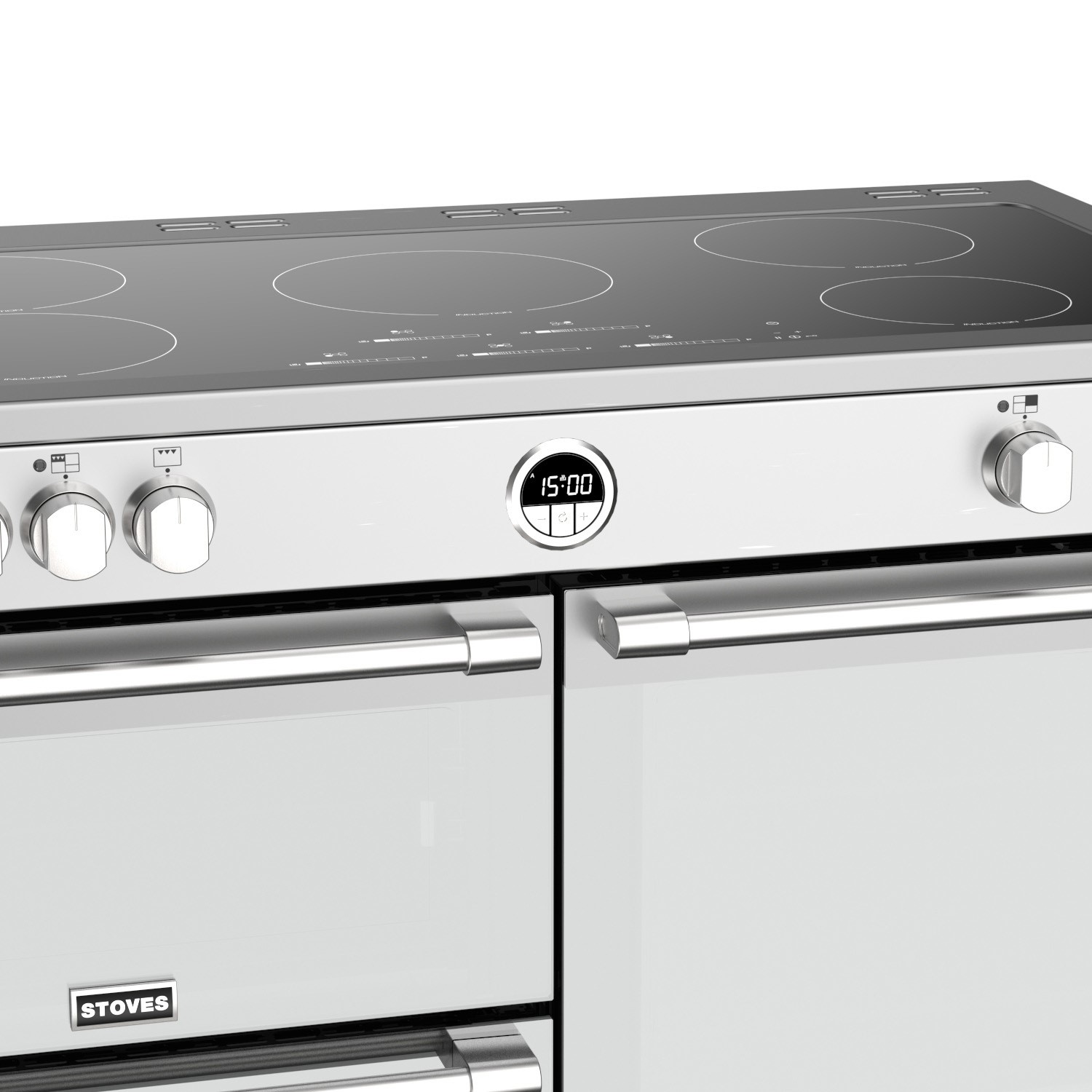 GRADE A3 Stoves Sterling S1100Ei 110cm Electric Range Cooker With Induction Hob Stainless Steel