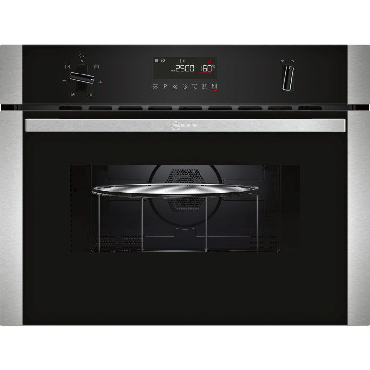 GRADE A2 - Neff C1AMG83N0B Compact Height Built-in Combination Microwave Oven With - Stainless Steel