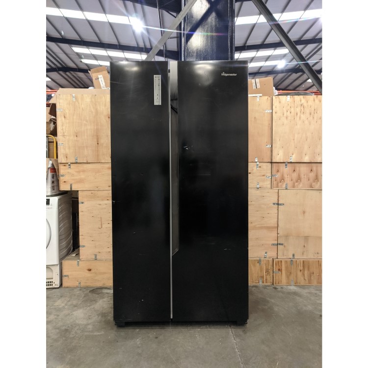 Refurbished Fridgemaster MS91518FFB 516 Litre American Fridge Freezer Black