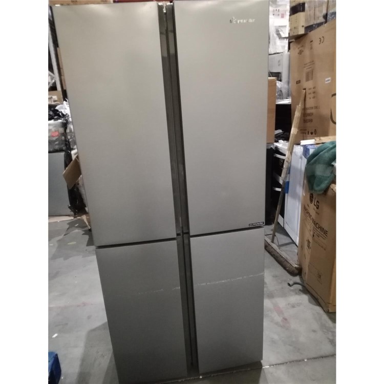 Refurbished Fridgemaster MQ79394FFS Frost Free Four Door American Fridge Freezer - Silver