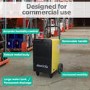 GRADE A5 - electriQ 50L Industrial Portable Dehumidifier with Metal Body & Large Wheels