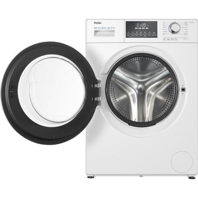 GRADE A2 - Haier HW80-B14876 8kg 1400rpm Freestanding Washing Machine with Direct Motion Motor - White