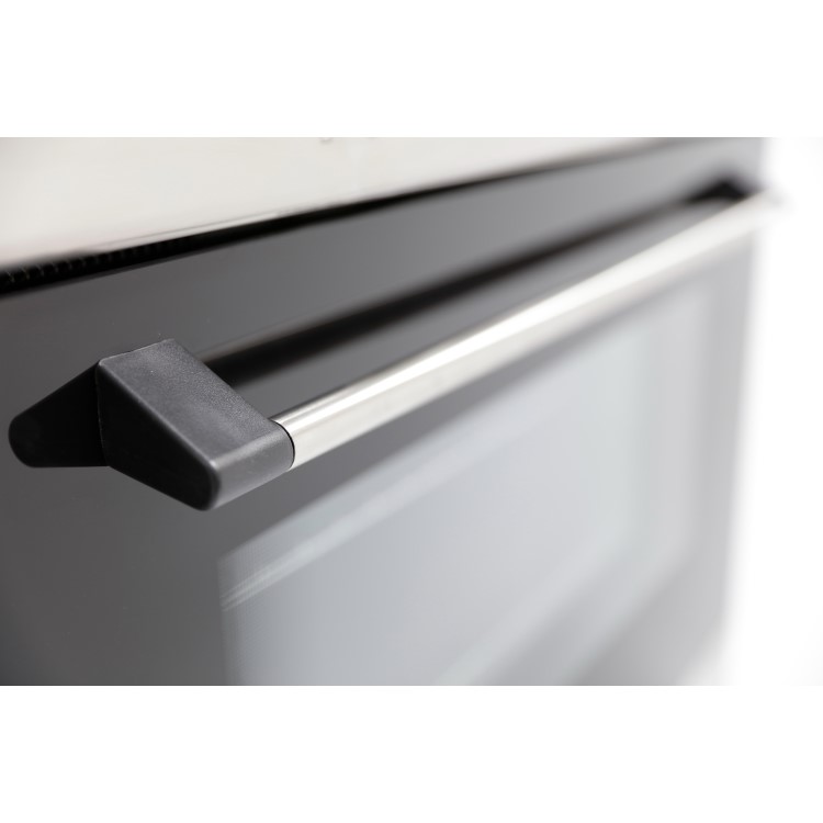 GRADE A2 - Montpellier MR91DFMX 90cm Single Cavity Dual Fuel Range Cooker - Stainless Steel