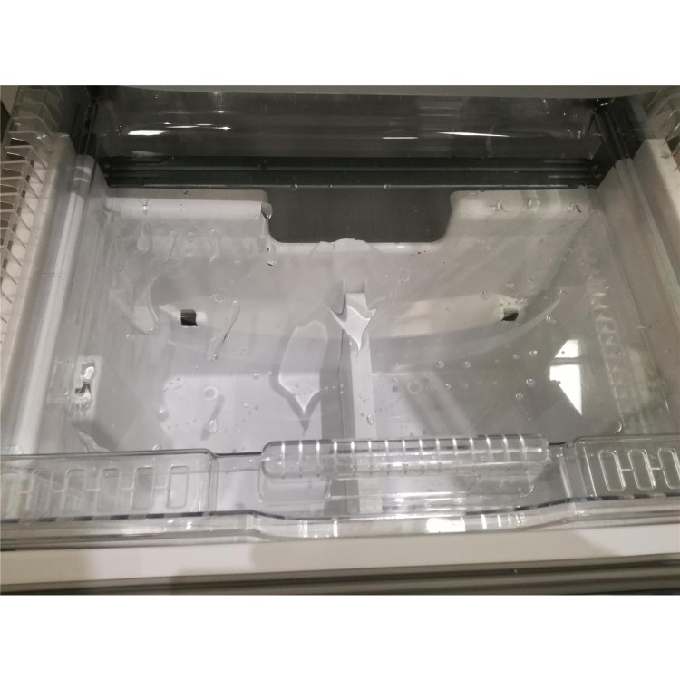Refurbished Hotpoint FFU4DX1 Quadrio 70cm Wide Frost Free Freestanding Fridge Freezer - Stainless Steel