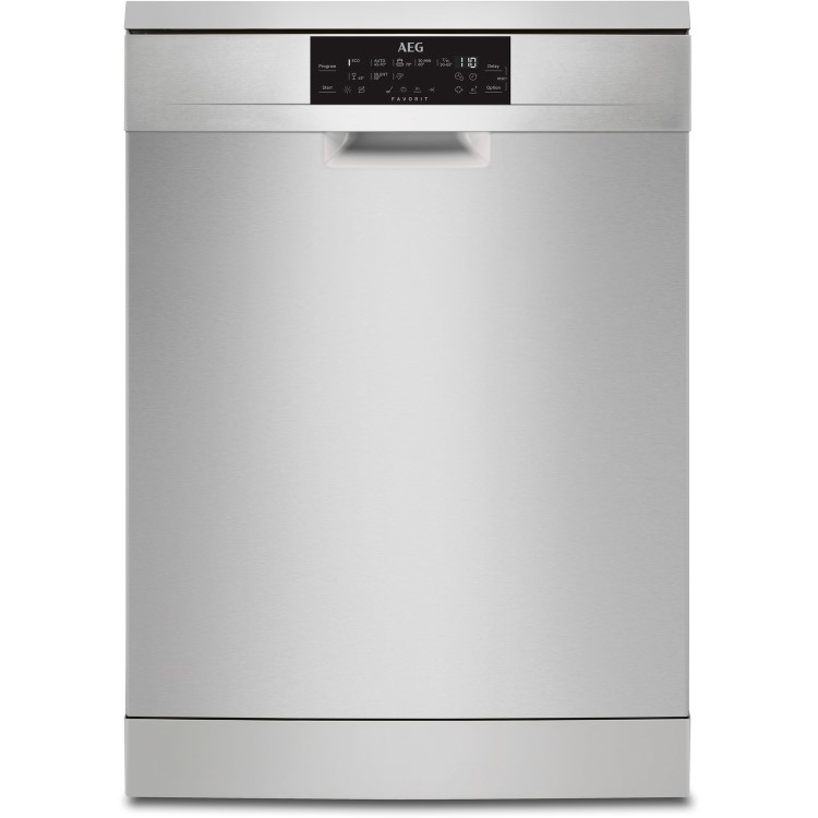 AEG 15 Place Settings Freestanding Dishwasher - Silver