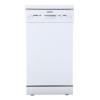 electriQ 10 Place Settings Freestanding Slimline Dishwasher - White