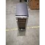 Refurbished electriQ 19 Bottle Freestanding Under Counter Wine Cooler Full Single Zone 30cm Wide 82cm Tall - Stainless Steel