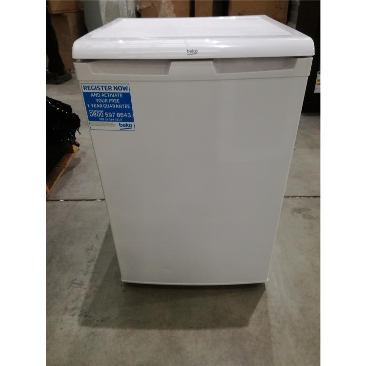 Refurbished Beko UL584APW Freestanding Under Counter 130 Litre Larder Fridge White