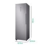 Refurbished Samsung RZ32M7120SA 315 Litre Freestanding Upright Freezer 185cm Tall Frost Free 60cm Wide - Graphite