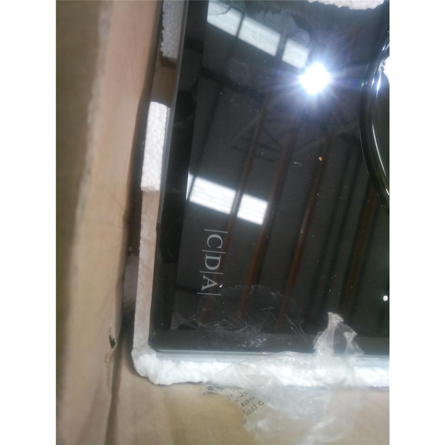 Refurbished CDA HVG721BL 70cm 5 burner Gas On Glass Hob With Wok Burner Black 77958672/1