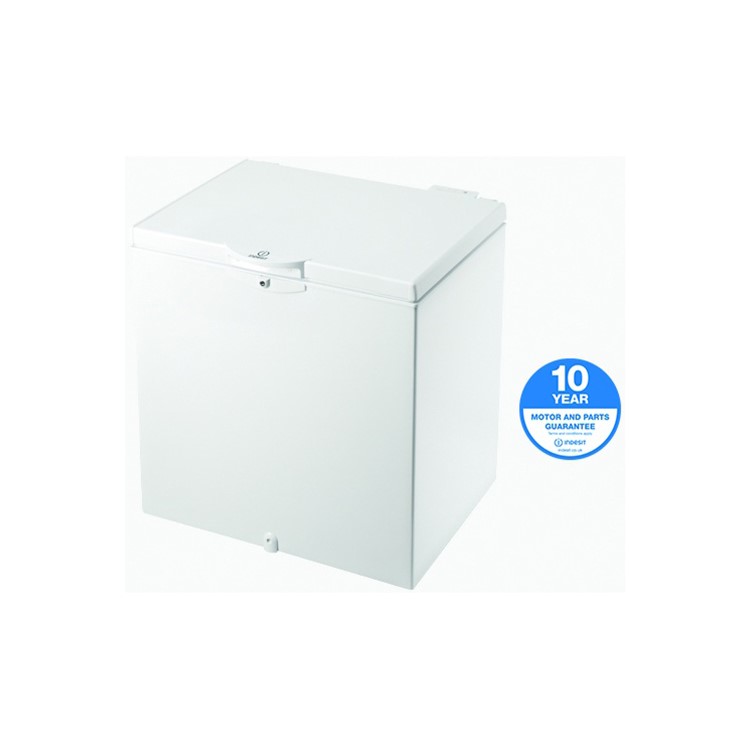 GRADE A1 - Indesit OS1A200H2 81cm Wide 204L Chest Freezer - White