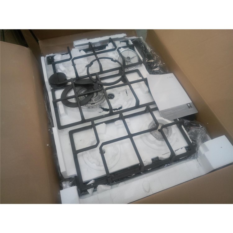 Refurbished CDA HG7251BL 70cm 5 burner gas hob - wok burner - front control - Black