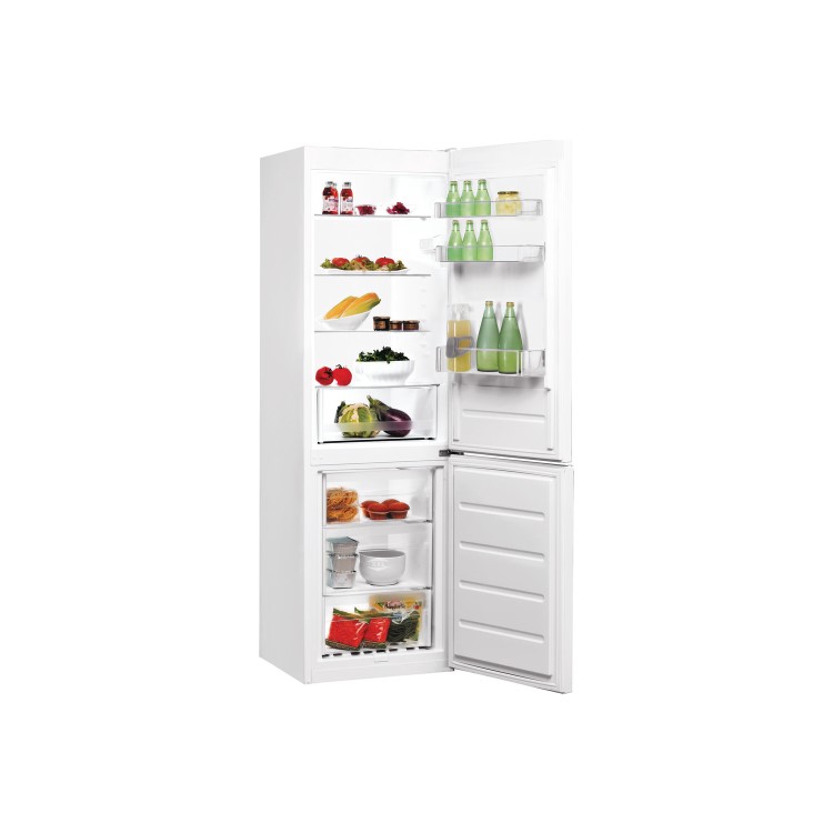 GRADE A2 - INDESIT LR8S1W 339 Litre Freestanding Fridge Freezer 60/40 Split A+ Energy Rating 60cm Wide - White