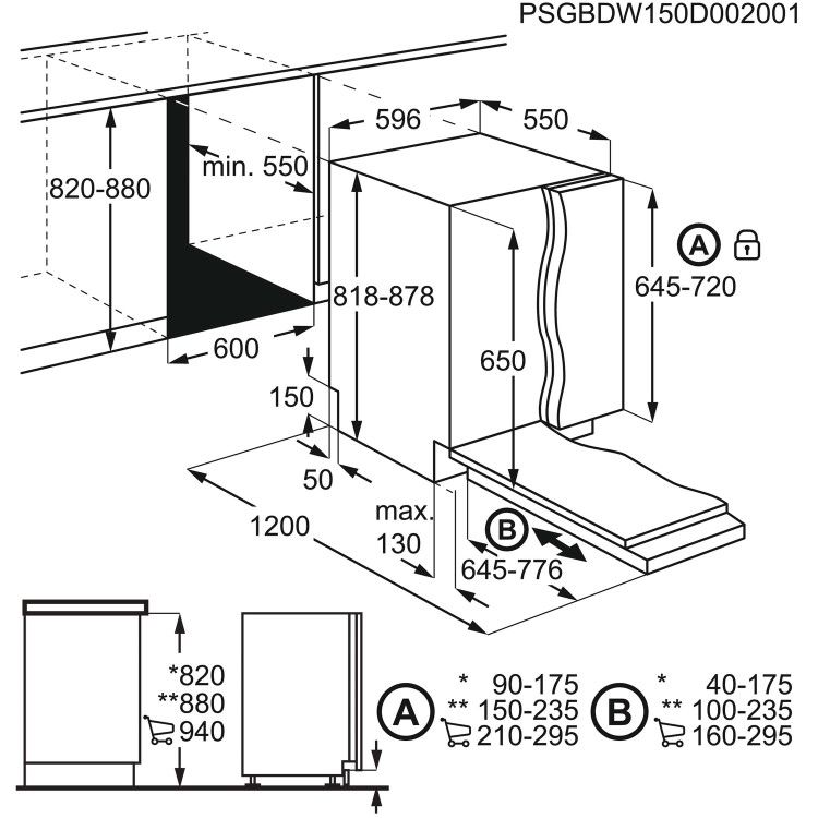 AEG Integrated Dishwasher