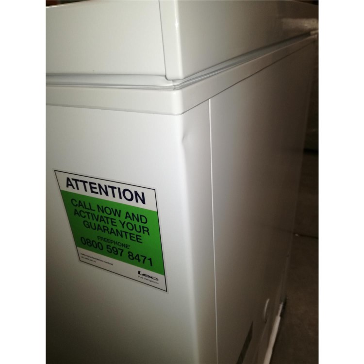 Refurbished Lec CF300LW MK2 295L 112cm Wide Chest Freezer - White