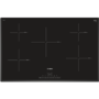 GRADE A2 - Bosch PIV851FB1E Serie 6 802mm Five Zone Induction Hob - Black With Three Bevelled Edges