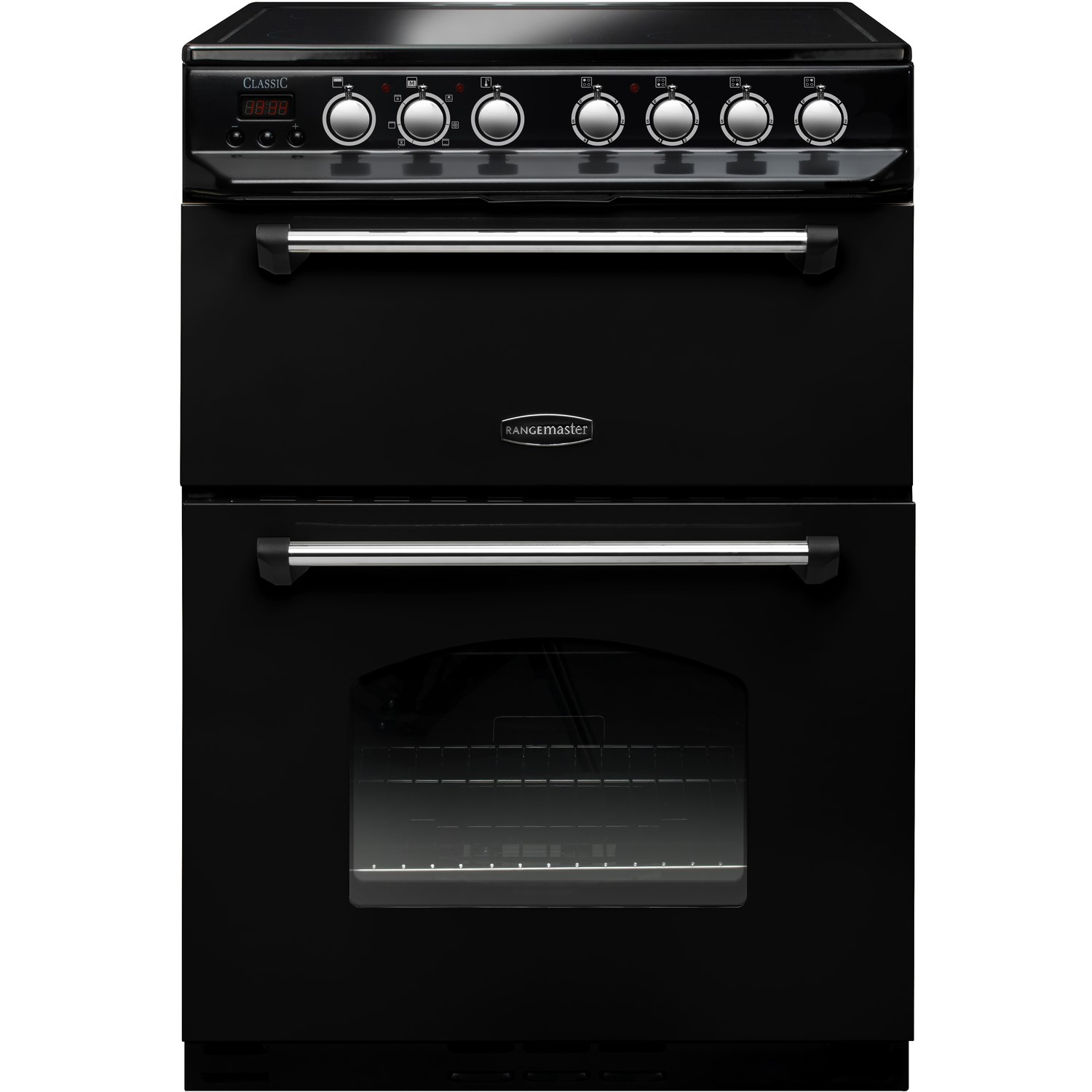 Refurbished electriQ CLAS60ECBLC 60cm Electric Cooker With Ceramic Hob