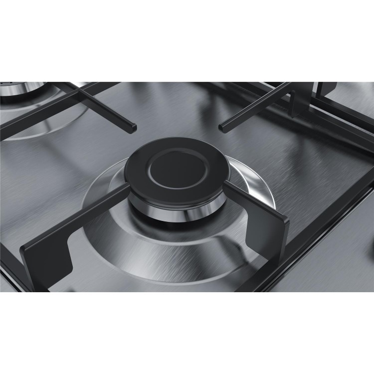 GRADE A3 - Bosch PGP6B5B60 Serie 4 60cm Four Burner Gas Hob - Stainless Steel