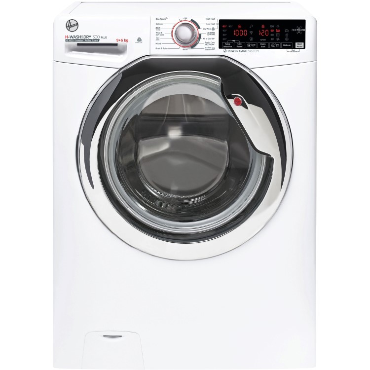 Refurbished Hoover H-WASH&DRY 300 PLUS H3DS696TAMCE-80 Freestanding 9/6KG 1600 Spin Washer Dryer White