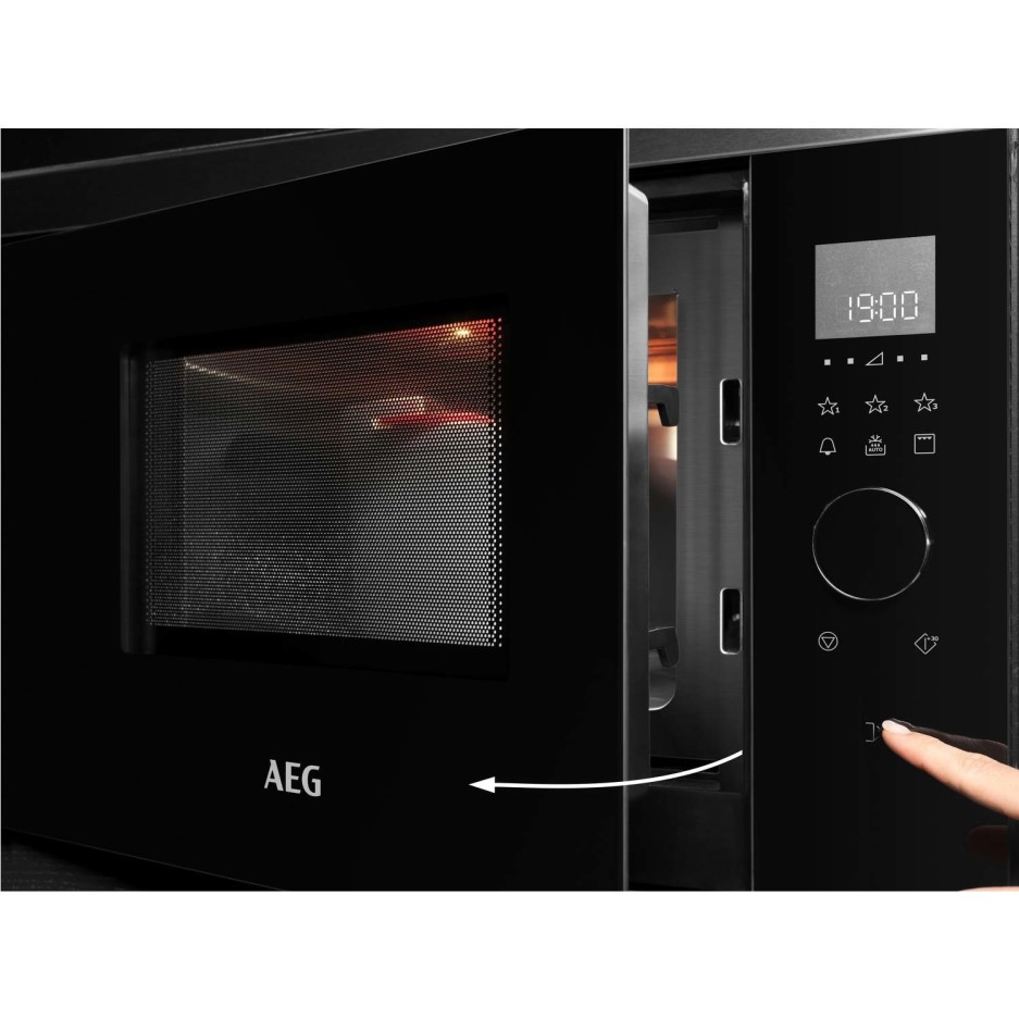 GRADE A3 AEG MBE2658SEB 26L 900W Builtin Microwave Oven Black 77887339/1/MBE2658SEB