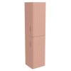 Pink Wall Mounted Tall Bathroom Cabinet 350mm - Empire