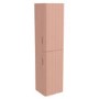 GRADE A2 - 350mm Wall Hung Bathroom Storage Unit Matt Nude - Empire